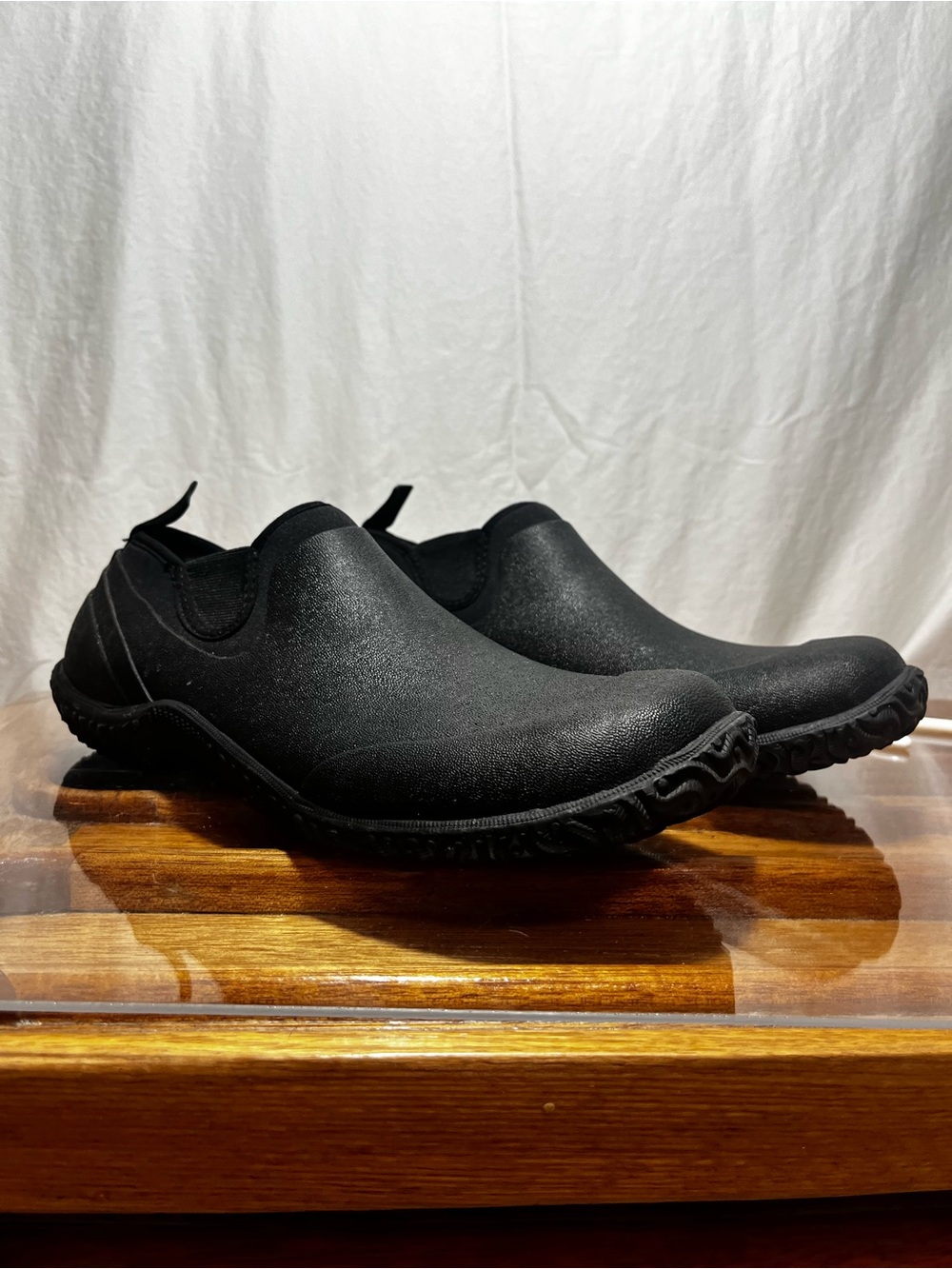 Bogs Men's Urban Walker Low Waterproof Slip-On Shoes Black Size 12📝 - Picture 2 of 13